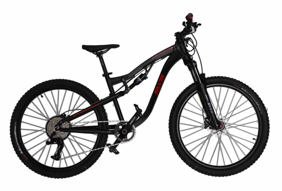 Bicicleta FULL SUSPENSION roata 27.5inch furca SUNTOUR