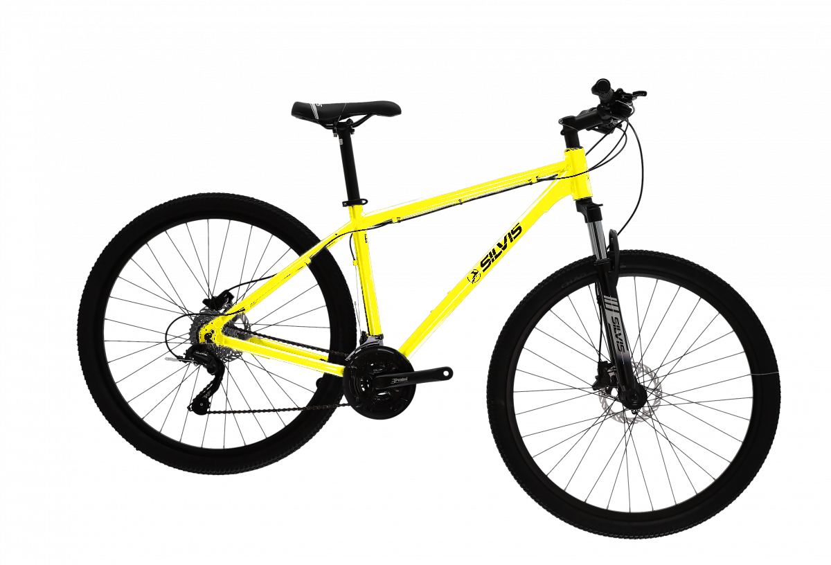 Bicicleta MTB SILVIS Shimano 3x8 viteze Roti 29" Neon Yellow