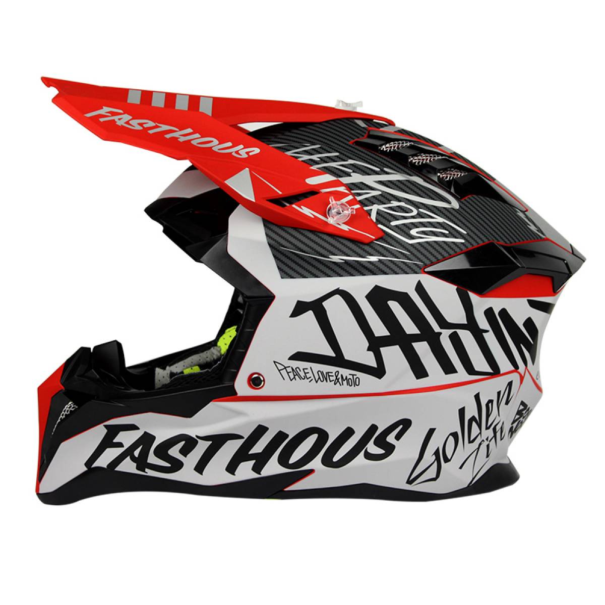 Casca Full Face MTB SILVIS Tribal Negru Rosu marimea 59-60cm