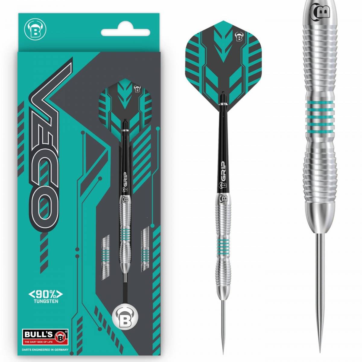 Set darts BULL'S Azza, otel, 24 g