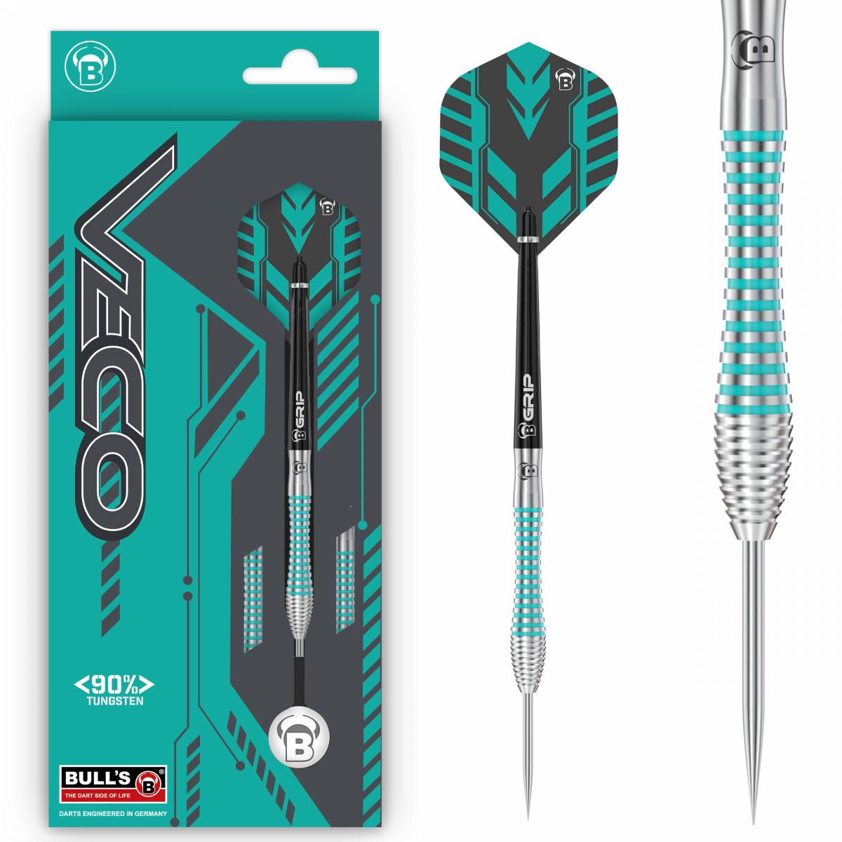 Set darts BULL'S Veco V2, otel, 25 g