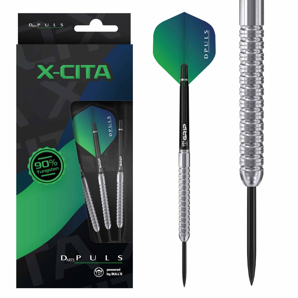 Set darts DPuls X-Cita, otel, 23 g