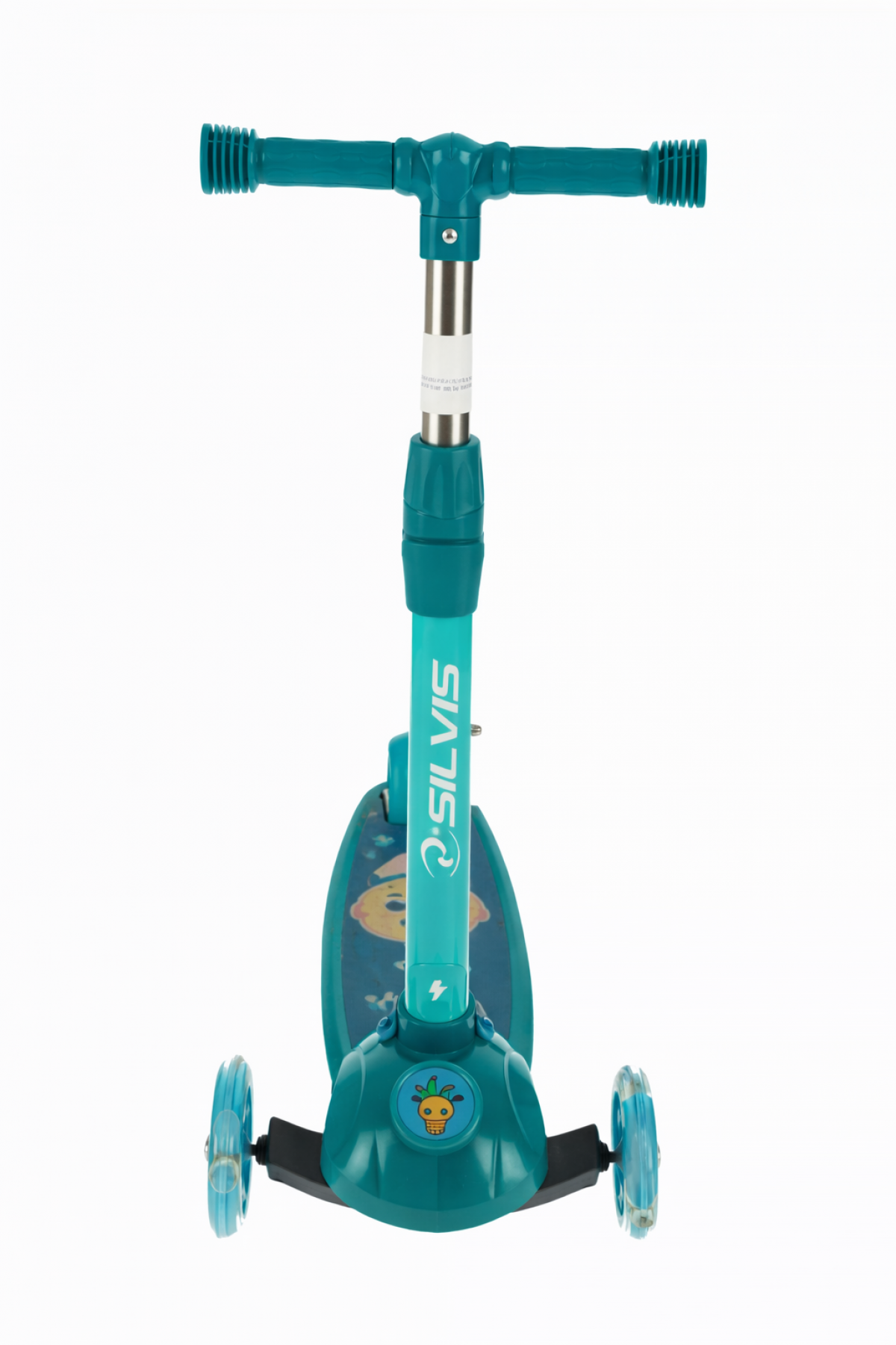 Trotineta Silvis 3roti COPII H ghidon 65cm VERDE