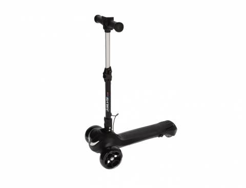 Trotineta Electrica Silvis cu 3 Roti pentru Copii 3-8 Ani, Inălțime Reglabila, Pliabila, Baterie Litiu, Negru